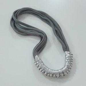 Metallic Macy Jersey necklace by Amma Gyan