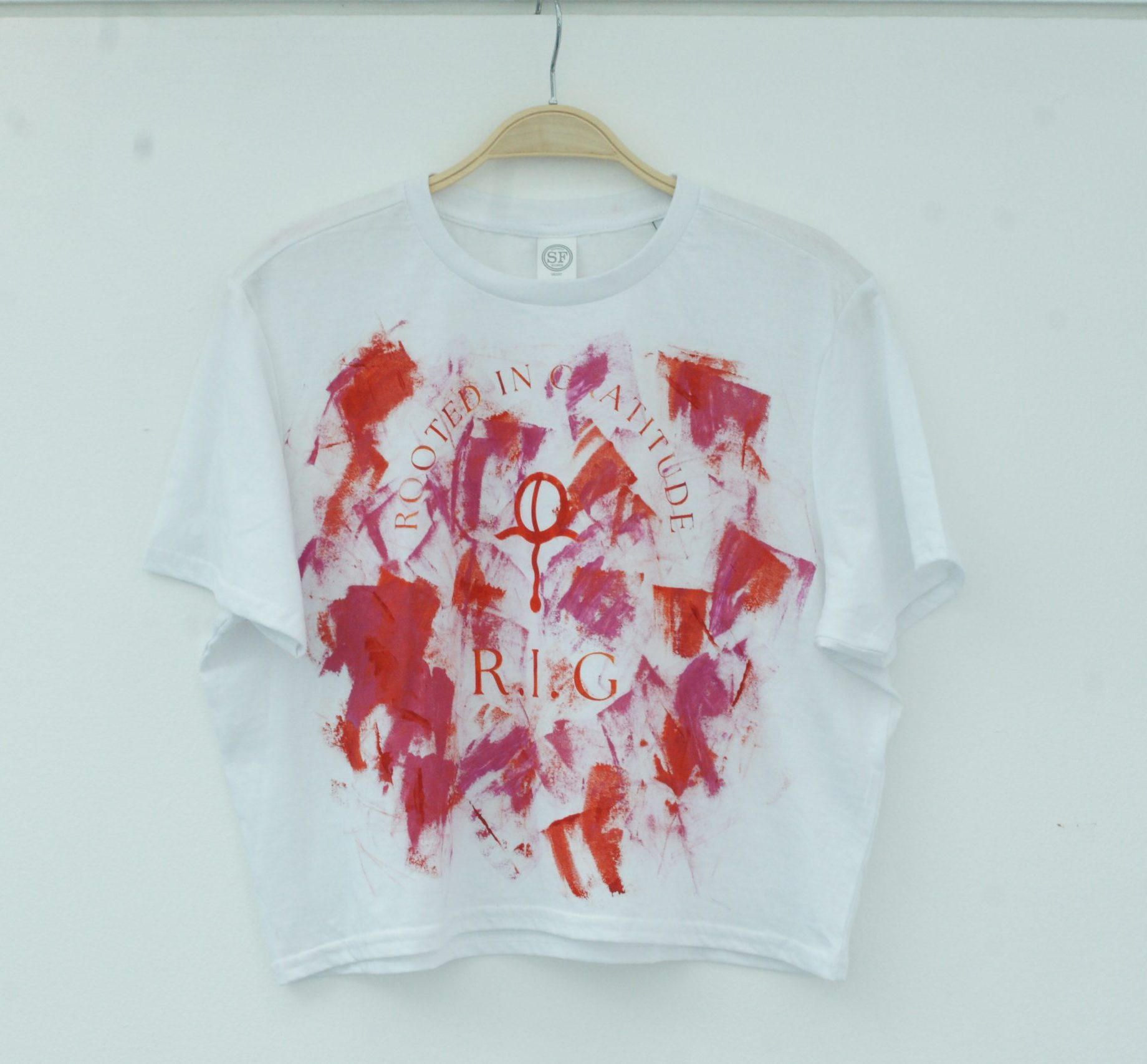 Original Gratitude painted design by Amma Gyan at the House of Amma